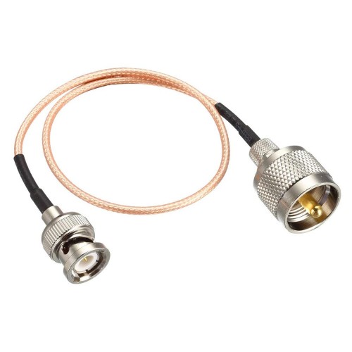 【オープニング 大放出セール】 UHF RG316 (PL259) Male BNC to Male 電話機・FAX用アクセサリ